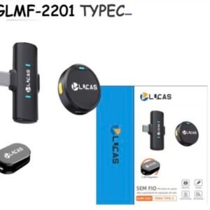 Microfone sem fio lapela type c GLMF-2201
