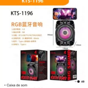 caixa de som 10w KTS-1196