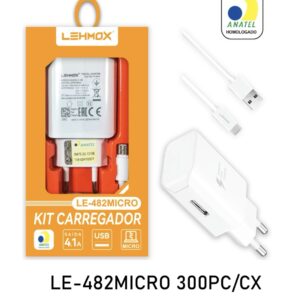 carregador 4.1A V8 le-482