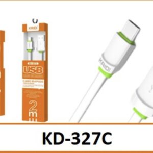KD-327C cabo type c 2 metro silicone