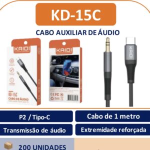 cabo p2 para type c KD-15C
