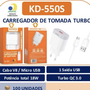 KD-550S carregador 18W turbo