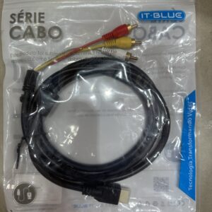 Cabo hdmi + 3rca LE-6616
