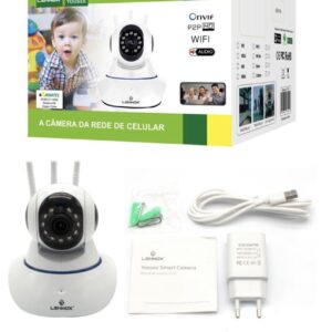 Ip camera com 3 antena