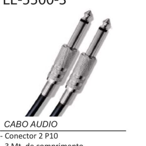 Cabo p10 p10 3m LE-5500-3/YP5017