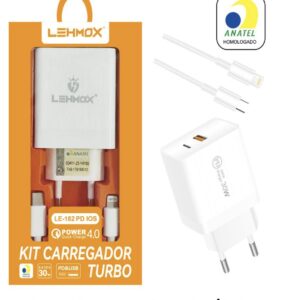 carregador PD iOS power4.0 LE-182