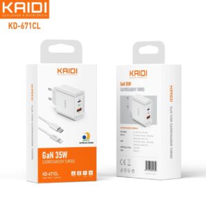 Carregador gan 35w KD-671CL