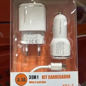 Carregador kit 3in1 Y01-2
