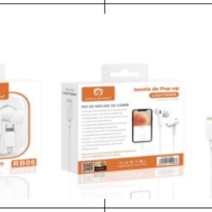 fone com fio iPhone RB06