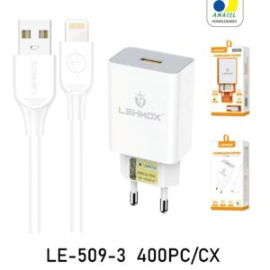 Carregador ios 3.1A LE-509-3
