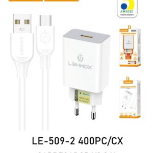 Carregador micro 3.1A LE-509-2