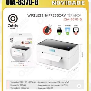 Wireless impressora térmica OIÁ-8370