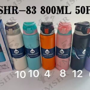Garrafa 800ml com canudo