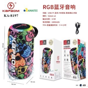 Caixa de som RGB KA-8197