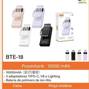 Power bank 10000 mah BTE-18