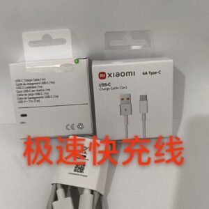 cabo usb para c 6A xiaomi