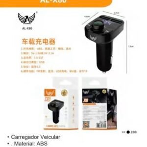 Transmissão carro mp3 com Bluetooth x8 AL-x80