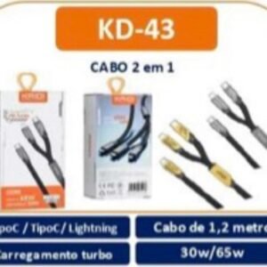 cabo type c 65w Lightning 30w 2em1 kd-43