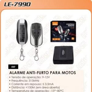 alarme anti-furto para moto LE-7990