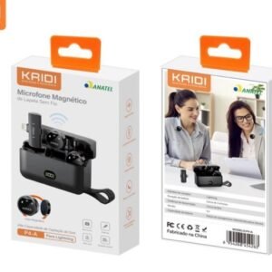 Microfone magnético de lapela sem fio P4-A