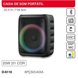 caixa de som D-6110