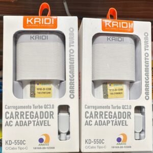 Carregador turbo QC3.0 type c KD-550C