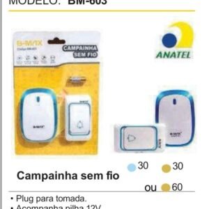 Campainha sem fio BM-603