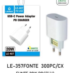 Fonte usb c 20w LE-357