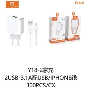 Y18-2 carregador 4.1A iPhone