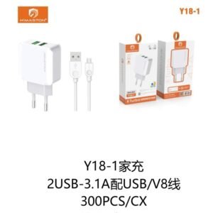 Y18-1 carregador 4.1A V8