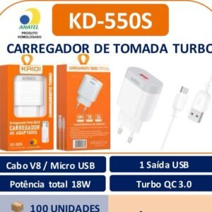 KD-550S carregador 18W turbo