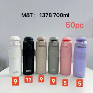 carrafa 700ml com canudo