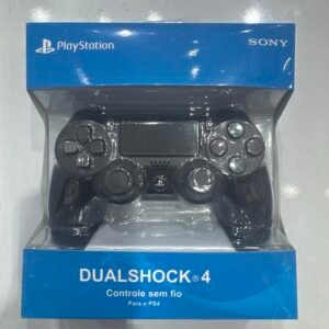 controle sem fio preto sony ps4