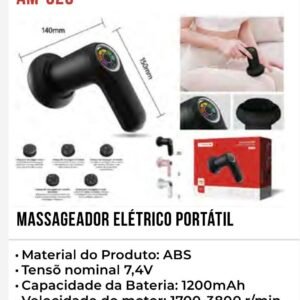 Massageador eletrônica portátil am-029