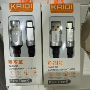 Cabo de carregadamento turbo usb para tipo c KD-2519C