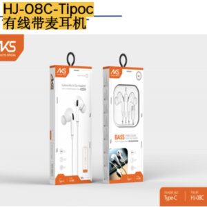 Fone type c com borracha HJ-08c