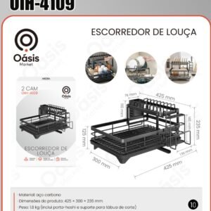 Escorredor de louça 2 cam OIH-4109