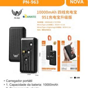Power bank 10000mah PN-963