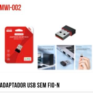 Adaptador usb sem fio ieee 802.11B/G/N MWI-002