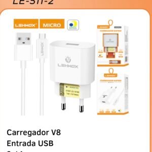 Carregador 3.1a v8 le-511-2