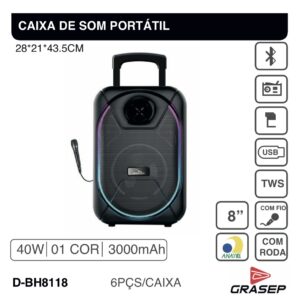 Caixa de som D-BH8118