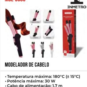 Modelador de cabelo dobrável 2 em 1 MSE-3000