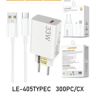 Carregador 33w LE-405 type c