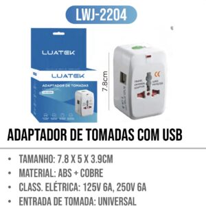 Adaptador tomada LWJ-2204