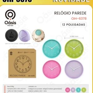 Relógio parede OIH-6378