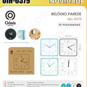 Relógio parede OIH-6379