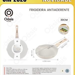 Frigideira antiaderente 30cm panela OIA-2025
