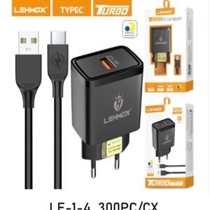 Carregador turbo type c 30w LE-1-4