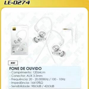 Foen de ouvido sonic pro LE-0271