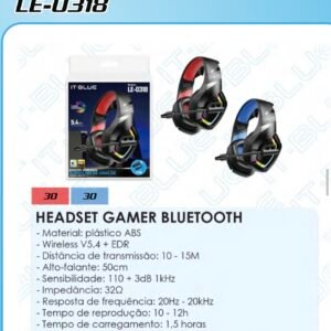 fone gamer 5.4BT LE-0318